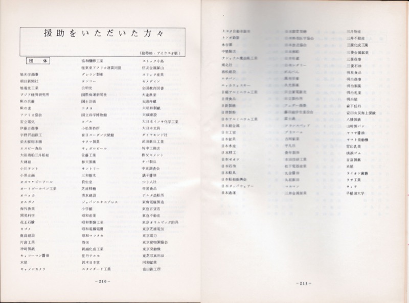 ナイル隊報告書